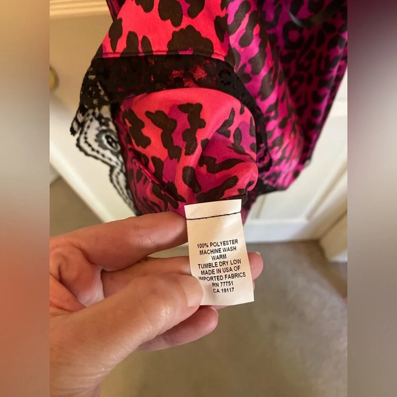 Betsey Johnson RARE vintage pink leopard print dress. - Picture 10 of 10